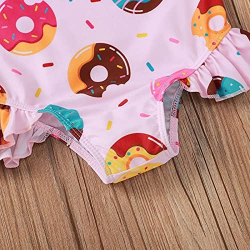 TAOHONG Toddler Bebek Kız mayo kadın mayosu Ruffles Tek Parça Giysi