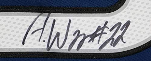 Andrew Wiggins Minnesota Timberwolves İmzalı Mavi 22 Jersey COA İmzaladı