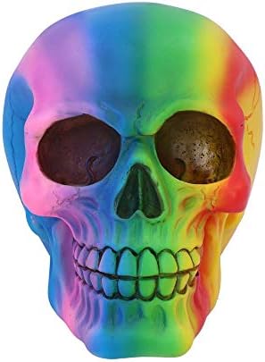 Nemesis Now Rainbow Skull 15,5 cm, Polyresin, Çok Renkli, Tek Beden