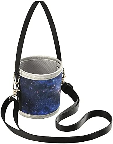 Su Şişesi Taşıyıcı Kapak Omuz Askısı ile Yıldız Evren Gökyüzü Uzay Şişe Taşıma çantası Çanta Tutucu Kol Yürüyüş Spor