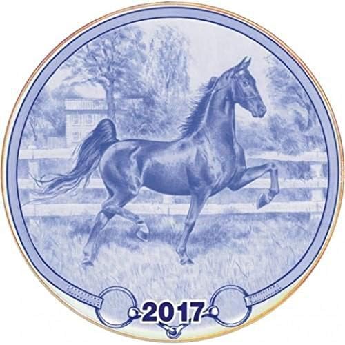 Tüm At Severler için At Porselen Yıllık Tabak Boyutu 7.61 inç