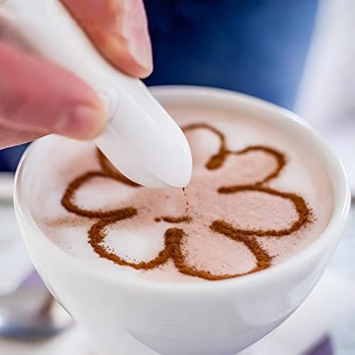 Kahve Oyma Kalem,Latte Kalem,1 ADET Taşınabilir Elektrikli Latte Sanat Kalem Baharat Kalem Karıştırma ile, Kahve