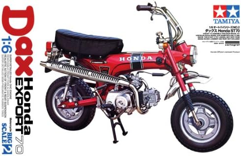 Tamiya 1/6 Honda Dax İhracat 70 Motosiklet Model Seti