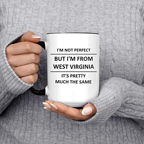 Batı VİRGİNİA Sevgilisi için komik Kupa En iyi Devlet ABD Batı Virginians Gurur Lovey Kahve Fincanı