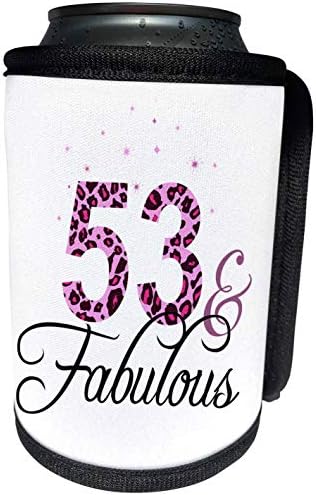 3dRose-InspirationzStore Durumlar - 53 ve Muhteşem-eğlenceli kız gibi doğum günü hediyesi-siyah ve sıcak pembe leopar