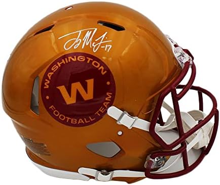 Terry McLaurin İmzalı Washington Futbol Takımı Speed Otantik Flaş NFL Kaskı - İmzalı NFL Kaskları