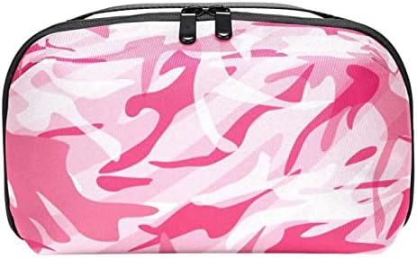 Pembe Camo Kadınlar için Kozmetik Çantaları-Kozmetik Çantası Estetik Kadın Çanta Çantalar Makyaj Organizatör Depolama