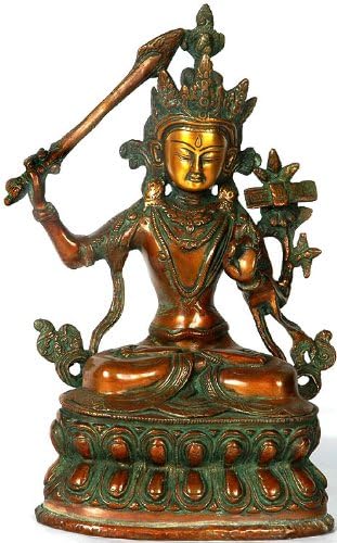 Manjushri: Bilgelik Bodhisattvası-Pirinç Heykel
