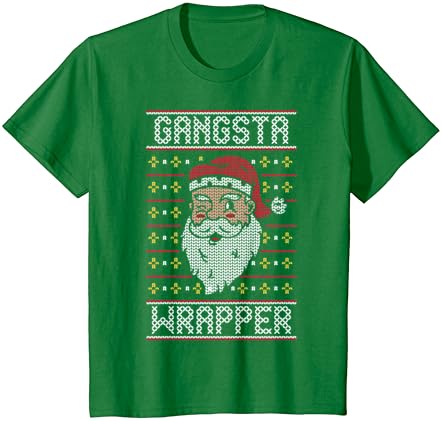 Gangsta Sarıcı / Komik Noel Baba Şaka T-Shirt