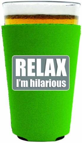 Rahatla Ben Komik Bira Bardağı Serin Yeşil