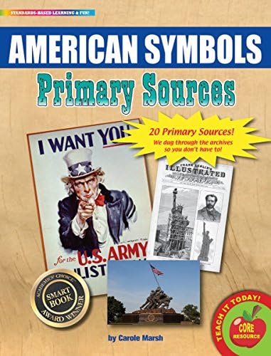 Gallopade Yayın Grubu Tarihsel Belgeler Amerikan Sembolleri Birincil Kaynaklar Paketi (9780635125958)