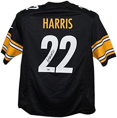 Najee Harris İmzalı Pittsburgh Steelers Siyah Nike Oyun XL Forması FAN 37095 İmzalı NFL Formaları