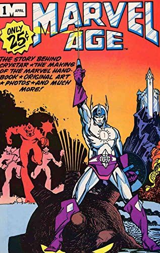 Marvel Çağı 1 FN; Marvel çizgi romanı / Walter Simonson Crystar