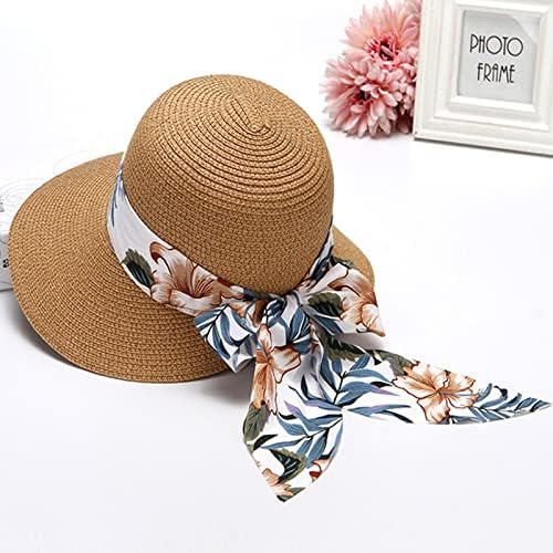 Kova şapka Kadınlar için Yaz Güneş Koruyucu Kova Şapka Rahat Plaj güneş şapkası Roll Up Geniş Ağız Seyahat Açık Uv