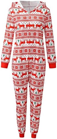 Noel Baskılı Loungewear Tulum Pijama Set Erkekler Baba Noel Pijama Aile Ekose Pijama Eşleştirme