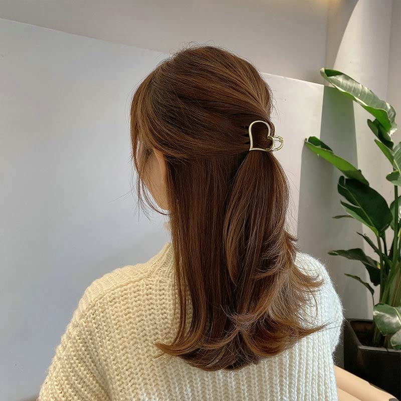 Knowbn Kadın Saç Altın İnci Pençe Poligon Ayı Çiçek Alaşım Şeker saç tokası Saç Tokası Süper Peri Saç Tokası GirlsAccessory